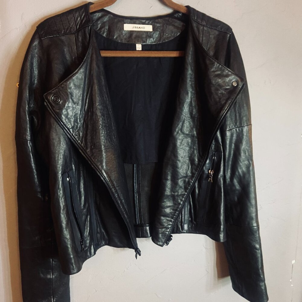 Vintage J Brand Leather Jacket